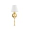 Hudson Valley Lighting Vails gate 7 in. Wall Sconce Vintage Gold Leaf 4521-VGL - alternate 6
