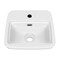Whitehaus Collection 13 in Rectangular Wall Mount Basin with Overflow Control Ledge, Single Faucet Drilling and Overflow B-EVO14 - alternate 7