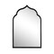 Homeroots 36" Black Arch Metal Framed Standing Mirror 565111 - alternate 7
