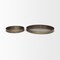 Homeroots Set of Two Yellow Round Metal Handmade Serving Tray 609095 - alternate 8