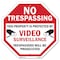 Signmission No Trespassing This Property Is Pro, 6 Inch X 6 Inch, Plastic Sign OC-P-6-93 - alternate 1