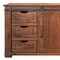 Homeroots 70" Brown Solid Wood Enclosed Storage Distressed TV Stand 528728 - alternate 7