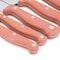 Martha Stewart Everyday Keswick 7 Piece Stainless Steel Cutlery and Wood Block Set in Coral 141048.07 - alternate 6