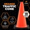 Xpose Safety Traffic Safety Cone, 18 in, PVC Plastic, No Collar, Orange, DOT Approved, Half Pallet, PK450 OTC18-HP450-X - alternate 7