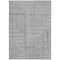 Homeroots 3' X 5' Gray And Ivory Geometric Washable Indoor Outdoor Area Rug 600828 - alternate 8
