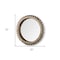 Homeroots 35" Brown Abstract Wood Framed Accent Mirror 376398 - alternate 4