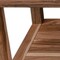 Homeroots 21" X 29" Brown Solid Wood Rectangular Shower Bench With Shelf 383363 - alternate 5