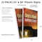 Signmission Christ Is Risen Celebrate Easter, Plastic Signs Only 24 Inch x 36 Inch, Corrugated Plastic, 2PK CSB-2436-2PACK-ChristIsRisenCelebrateEas - alternate 2