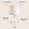 Jonathan Y Gemma 19" Glass Bell LED Table Lamp, Clear JYL1036C - alternate 10