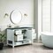 James Martin Vanities Breckenridge 48'' S Vanity, Bright White w/ Parisien Bleu Top w/FreePower Wireless Charger 330-V48-BW-FPBL - alternate 10