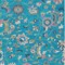 Homeroots 3' X 5' Teal Blue Ivory And Pink Floral Washable Indoor Outdoor Area Rug 597848 - alternate 6