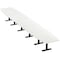 Skutchi Designs 22ft Conference Table With Power Unit | 22 Person Modular Boat Meeting Table | Harmony Series HAR-BOT-48X264-T.BK-W960-NA - alternate 1