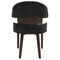Leisuremod Ethos Collection Modern Wooden Dining Chair in Black/Cream EDC50BLCR - alternate 10