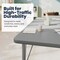 Flash Furniture Wren 60 in x 24 in Adjustable Height Activity Table, Thermal Laminate Top, Short Legs, Gray XU-A2460-REC-GRY-T-P-GG - alternate 6