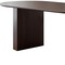 Homeroots 79" Walnut Wood Double Pedestal Base Oval Dining Table 720666 - alternate 5