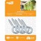 National Hardware No.108 Zinc Medium Screw Eye, 5 Ct. N118-869 - alternate 2