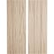 Ekena Millwork Rustic Three Board Joined Board-n-Batten Riverwood Faux Wood Shutters w/No Batten, 16 1/2W x 30H, PR SHUBJN16X30RWPR - alternate 1