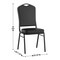 Flash Furniture HERCULES Series Crown Back Stacking Banquet Chair in Black Vinyl - Black Frame FD-C01-B-BK-VY-GG - alternate 10