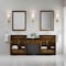 James Martin Vanities Bellshire 84" Dual Vanity Set with 24" Make-Up Counter, Honey Oak w/3 cm Phantome Eclos Top 660-VMC84-HNO-3PHT - alternate 5