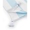 Homeroots 50" X 60" Blue and White Woven Cotton Striped Throw Blanket with Tassels 516595 - alternate 7