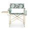 Picnic Time Family Of Brands Outdoor Directors Folding Chair, Tropical Foliage Pattern with Beige Accents 810-17-671-000-0 - alternate 8