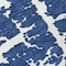 Homeroots 2' X 3' Navy and Ivory Abstract Washable Non Skid Indoor Outdoor Area Rug 559631 - alternate 8