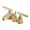 Kingston Brass Mini-Widespread Bathroom Faucet with Pop-Up Drain, Polished Brass KB8952CML - alternate 1