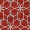 Homeroots 9' X 12' Red And Ivory Geometric Washable Indoor Outdoor Area Rug 613047 - alternate 7