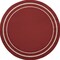 Homeroots 8' Brick Red And Ivory Round Indoor Outdoor Area Rug 545499 - alternate 1