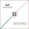 Laureola Industries 1/16 in.-3/32 in. Vinyl Coated Green Galvanized Cable 7x7 Strand Aircraft Cable Wire Rope, 100 ft ZAG116332-77-GPG-100 - alternate 2