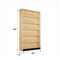 Diversified Spaces Access Bookcases, Maple Frame, 48"x16"x84 OS-1420 - alternate 3