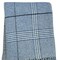 Homeroots 50" X 67" Denim Blue And White Cotton Blend Woven Plaid Throw Blanket with Fringe 633069 - alternate 5