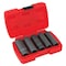 Performance Tool 5 pc. 3/8 in Dr. Deep Bolt Extractor Set, Stripped Bolt Remover, SAE/Metric W38920 - alternate 1