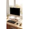 Kantek Premium Clear Acrylic Monitor Stand with Storage Shelf & Phone Holder AMS340 - alternate 6