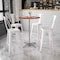 Flash Furniture 30 L, 30 W, 42 H, Birchwood, Chrome, Steel Top, Natural 5-XA-30-COTA-GG - alternate 23