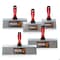 Powertec Drywall Knife Set, Stainless Steel Taping Knives, 6in, 8in, 10in, 12in, 14in - 5pcs 72174 - alternate 1