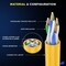 Maximm Cat6 Ethernet Cable 15ft 10Gbps 550MHz UTP, 2PK, Yellow, 2PK CAT6CCA-15YL-2PK - alternate 2