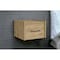 Homeroots 10" Beige One Drawer Faux Wood Nightstand 543701 - alternate 7
