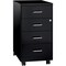 Nusparc 4-Drawer Mobile Storage Cabinet, 14.2" x 18" x 26.5", Black NPRVF418DMBK - alternate 2