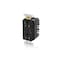 Leviton USB Receptacle, 20 A, 1 hp, Black, PBT T5832-HGE - alternate 1