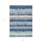 Homeroots 9' X 12' Blue Gray And Ivory Striped Washable Indoor Outdoor Area Rug 598332 - alternate 7