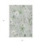 Homeroots 3' X 5' Mint Green And Ivory Floral Washable Indoor Outdoor Area Rug 611156 - alternate 8