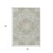 Homeroots 8' X 10' Taupe And Ivory Medallion Washable Indoor Outdoor Area Rug 617476 - alternate 9