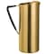 Service Ideas Slim 1.9-Liter Stainless Water Pitcher with Ice Guard in Vintage Gold X7025BSVGV2 - alternate 5