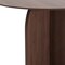 Homeroots 45" Brown Solid Wood Pedestal Base Round Top Dining Table 712166 - alternate 5