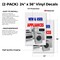 Signmission New & Used Appliances, Vinyl Decals Only 24 Inch x 36 Inch, Vinyl Decal, 2PK DSB-2436-2PACK-New & Used Appliances - alternate 2