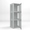 Pucel Heavy Duty Storage Locker, One Door, Perforated, 24 in W x 24 in D x 74 in H, Gray DLCU-2424-1-PERF - alternate 1