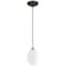 Access Lighting Brandy FireBird, Pendant, Oil Rubbed Bronze Finish, White Firebird Glass 28023-1C-ORB/WHTFB - alternate 5