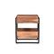 Homeroots 28" Brown Solid Wood Two Drawer Nightstand 521190 - alternate 6