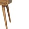 Homeroots 19" Beige Solid Wood Square One Drawer Nightstand 651572 - alternate 16